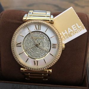 Michael Kors Gold Diamond Watch